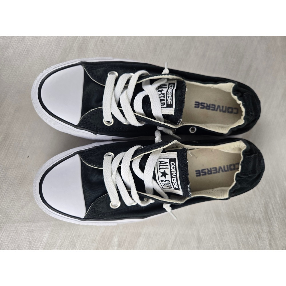 Converse Chuck Taylor All Star Shoreline Black Slip On Sneakers 537081F Womens 7 - Picture 8 of 10